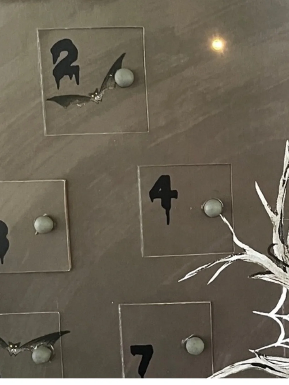 NWT Pottery Barn Extra Large Halloween Countdown Advent Calendar 24x7x3